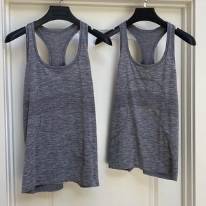 Pair of Lululemon tank tops 8 L and 12 XL